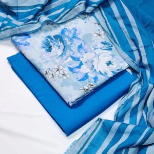 bunnai unstitched self jacquard lawn 3pc