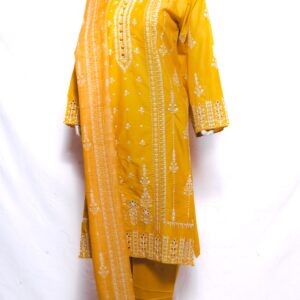 3Pc Stitched Printed lawn Suit by Bunnai