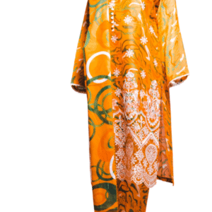 3Pc Stitched Printed lawn Suit by Bunnai
