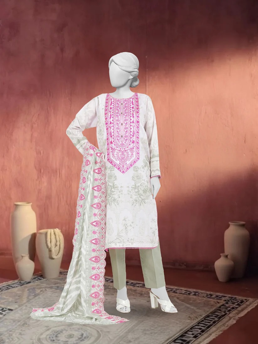 bunnai unstitched embroidered lawn 3pc bunnai unstitched embroidered lawn 3pc