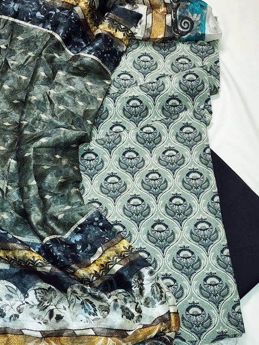 bunnai unstitched printed lawn 3pc bunnai unstitched printed lawn 3pc