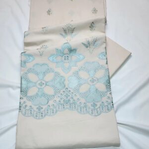 bunnai unstitched embroidered st lawn 2pc
