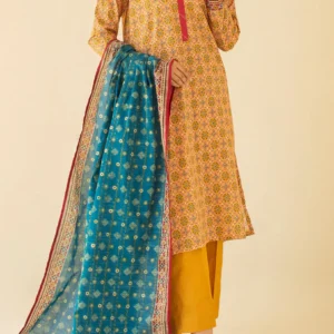 digital printed khaddar 3pc by bunnai