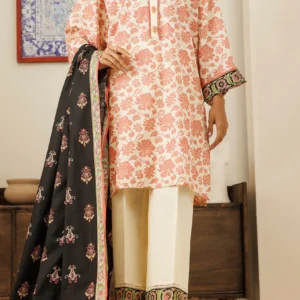 digital printed khaddar 3pc by bunnai